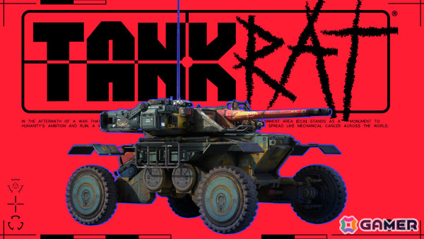 肉体を捨て戦闘マシンとなって終末世界を生き延びるビークルアクション「TankRat」が2026年春にリリース!の画像1