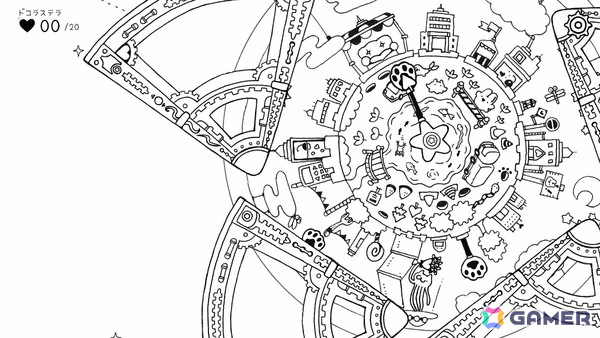 絵本のような手描きイラストに隠れたハートを探すポイント＆クリック型パズルゲーム「Heartreasure: Stellar Journey」がSteamでリリース！の画像