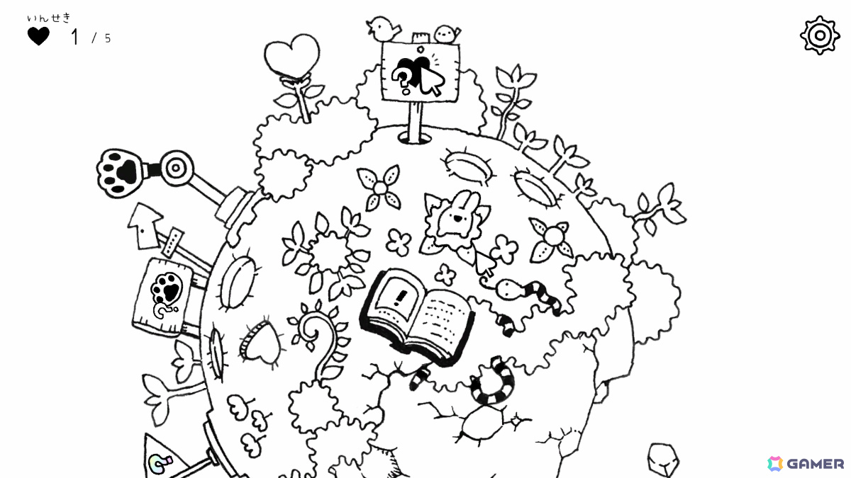 絵本のような手描きイラストに隠れたハートを探すポイント＆クリック型パズルゲーム「Heartreasure: Stellar Journey」がSteamでリリース！の画像2
