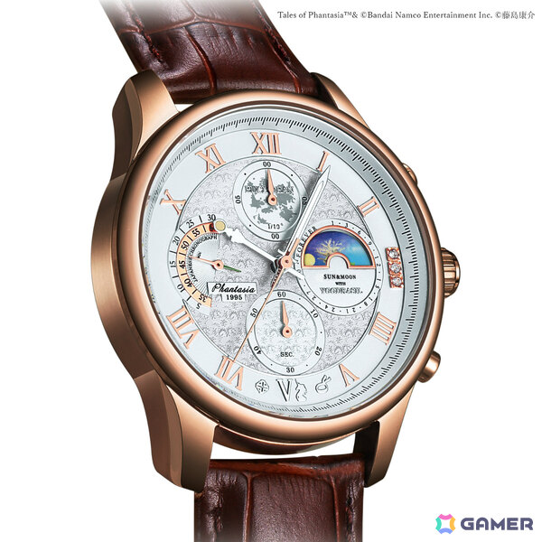 「テイルズ オブ ファンタジア」30周年記念時計の事前予約受付が12月16日10時より開始！世界樹ユグドラシルをモチーフにしたサン＆ムーン機構を搭載の画像