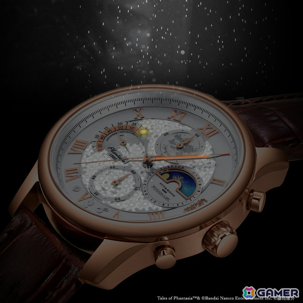 「テイルズ オブ ファンタジア」30周年記念時計の事前予約受付が12月16日10時より開始！世界樹ユグドラシルをモチーフにしたサン＆ムーン機構を搭載の画像