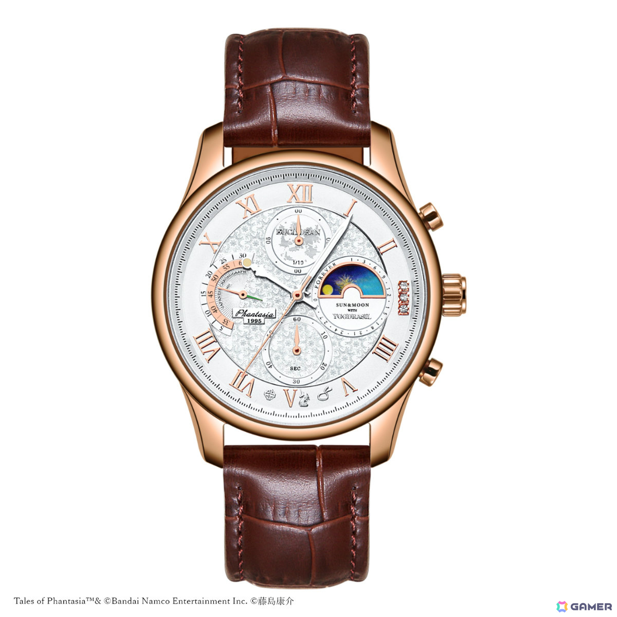 「テイルズ オブ ファンタジア」30周年記念時計の事前予約受付が12月16日10時より開始！世界樹ユグドラシルをモチーフにしたサン＆ムーン機構を搭載の画像