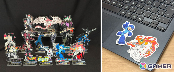 カプコンストアのメインビジュアルを使ったアクスタ＆ステッカーが発売！「ロックマン」「逆転裁判」「モンスターハンター」など14作品が大集合の画像2