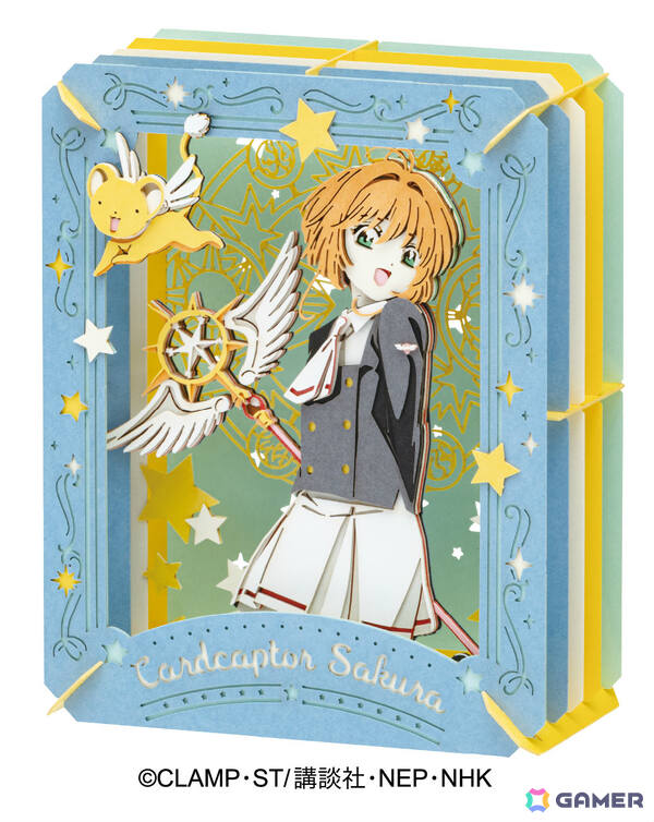 アニメ「カードキャプターさくら クリアカード編」のペーパーシアター3種が発売！手のひらサイズで楽しむペーパークラフトキットの画像2