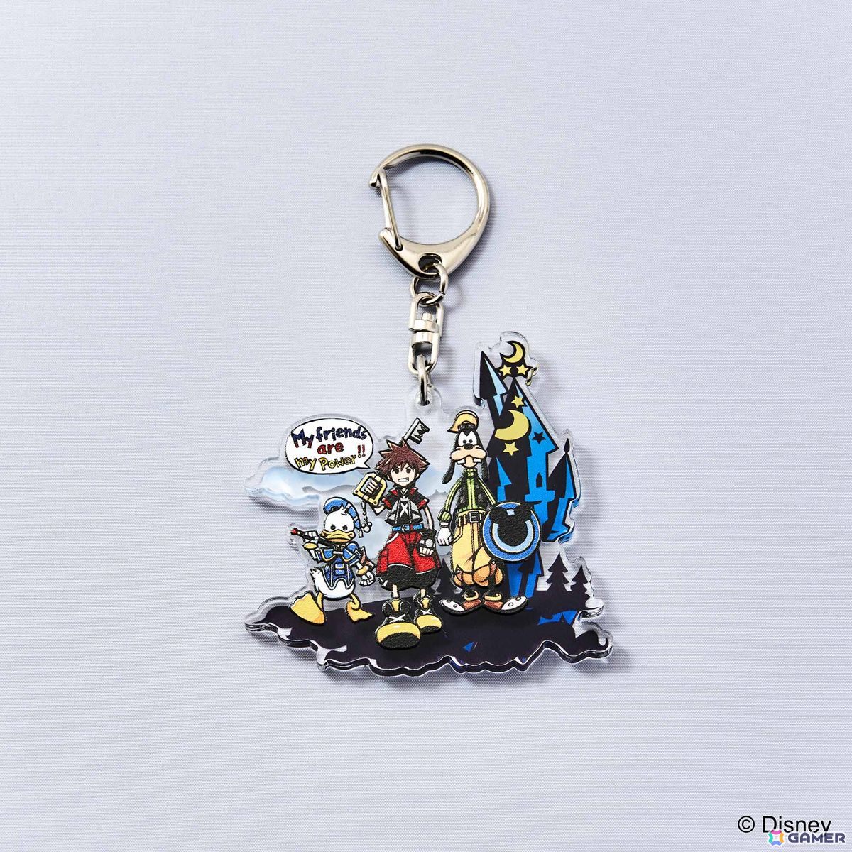 キングダム ハーツ」シリーズよりロゴデザインのアルミマグネットや