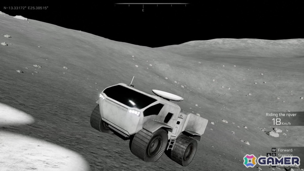 月面探索シミュレーター「REAL MOON」がSteamで無料公開！ヒストリアとJAXAの共同研究による観測データを基に“リアルな月面”を再現の画像3