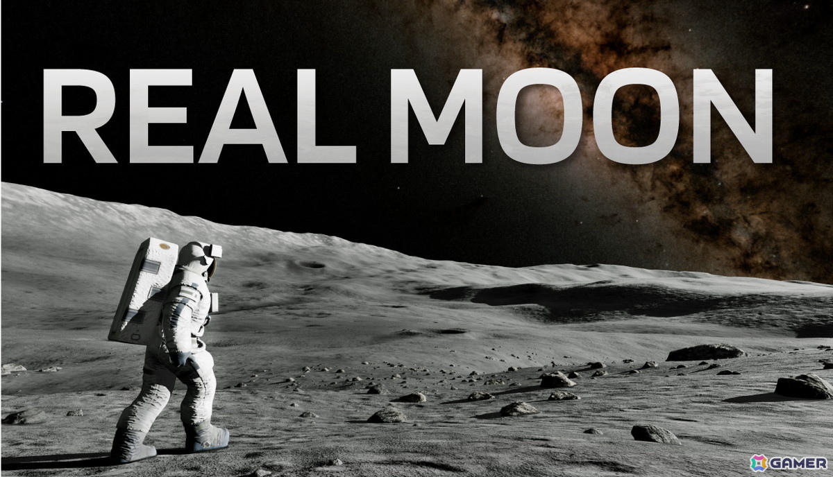 月面探索シミュレーター「REAL MOON」がSteamで無料公開!ヒストリアとJAXAの共同研究による観測データを基に“リアルな月面”を再現の画像