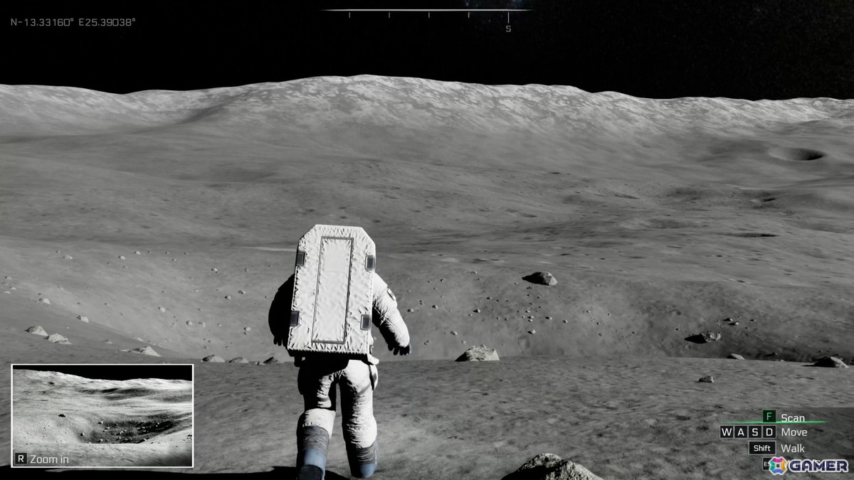 月面探索シミュレーター「REAL MOON」がSteamで無料公開!ヒストリアとJAXAの共同研究による観測データを基に“リアルな月面”を再現の画像