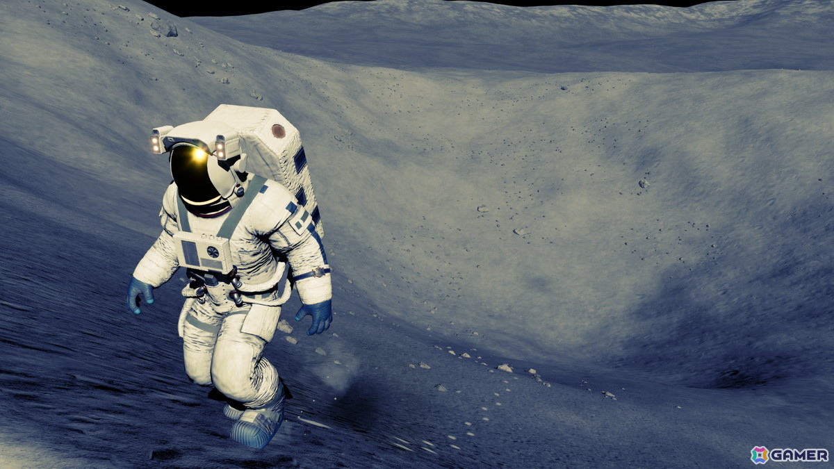 月面探索シミュレーター「REAL MOON」がSteamで無料公開!ヒストリアとJAXAの共同研究による観測データを基に“リアルな月面”を再現の画像