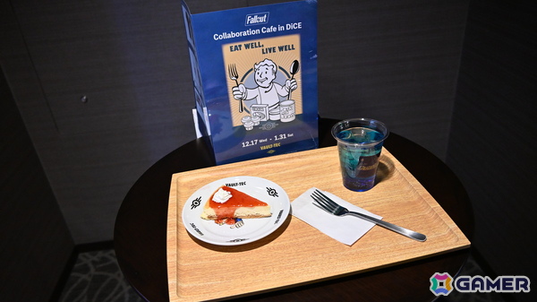 「Fallout Collaboration Cafe」の内覧会をレポート！ヌカ・コーラ・クアンタムや“完璧に保存されたパイ”などファンなら一度は食したいメニューに注目の画像13