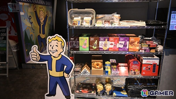 「Fallout Collaboration Cafe」の内覧会をレポート！ヌカ・コーラ・クアンタムや“完璧に保存されたパイ”などファンなら一度は食したいメニューに注目の画像26