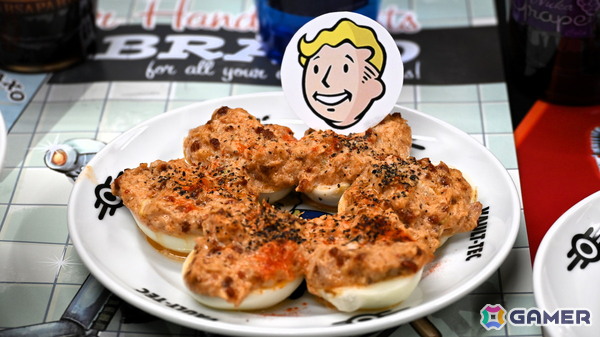 「Fallout Collaboration Cafe」の内覧会をレポート！ヌカ・コーラ・クアンタムや“完璧に保存されたパイ”などファンなら一度は食したいメニューに注目の画像