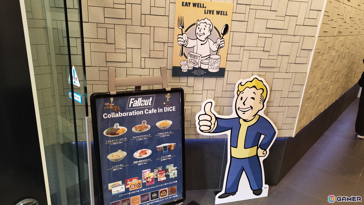 「Fallout Collaboration Cafe」の内覧会をレポート！ヌカ・コーラ・クアンタムや“完璧に保存されたパイ”などファンなら一度は食したいメニューに注目の画像