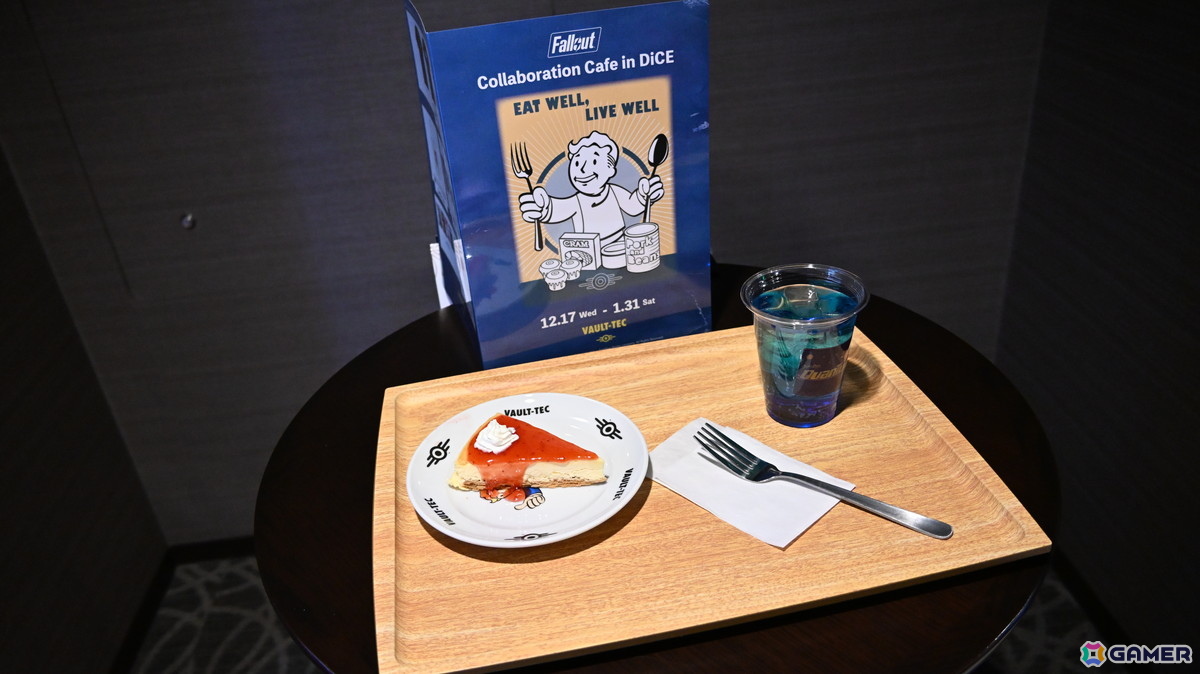 「Fallout Collaboration Cafe」の内覧会をレポート！ヌカ・コーラ・クアンタムや“完璧に保存されたパイ”などファンなら一度は食したいメニューに注目の画像