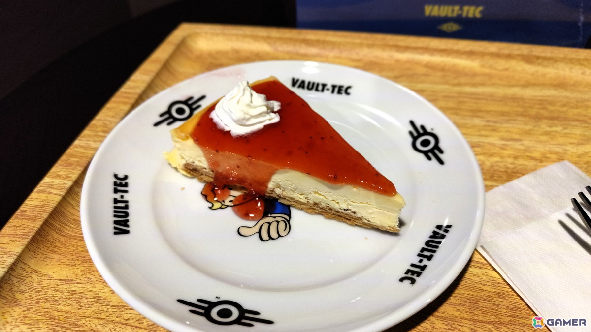 「Fallout Collaboration Cafe」の内覧会をレポート！ヌカ・コーラ・クアンタムや“完璧に保存されたパイ”などファンなら一度は食したいメニューに注目の画像14