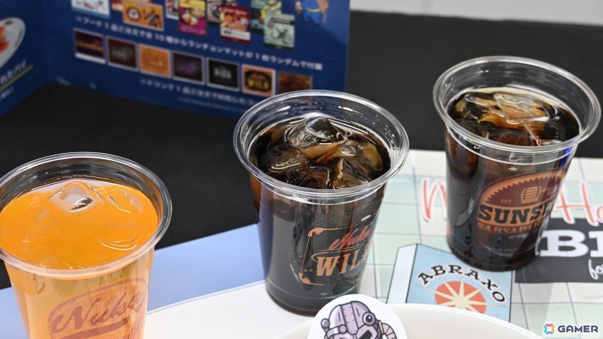 「Fallout Collaboration Cafe」の内覧会をレポート！ヌカ・コーラ・クアンタムや“完璧に保存されたパイ”などファンなら一度は食したいメニューに注目の画像9