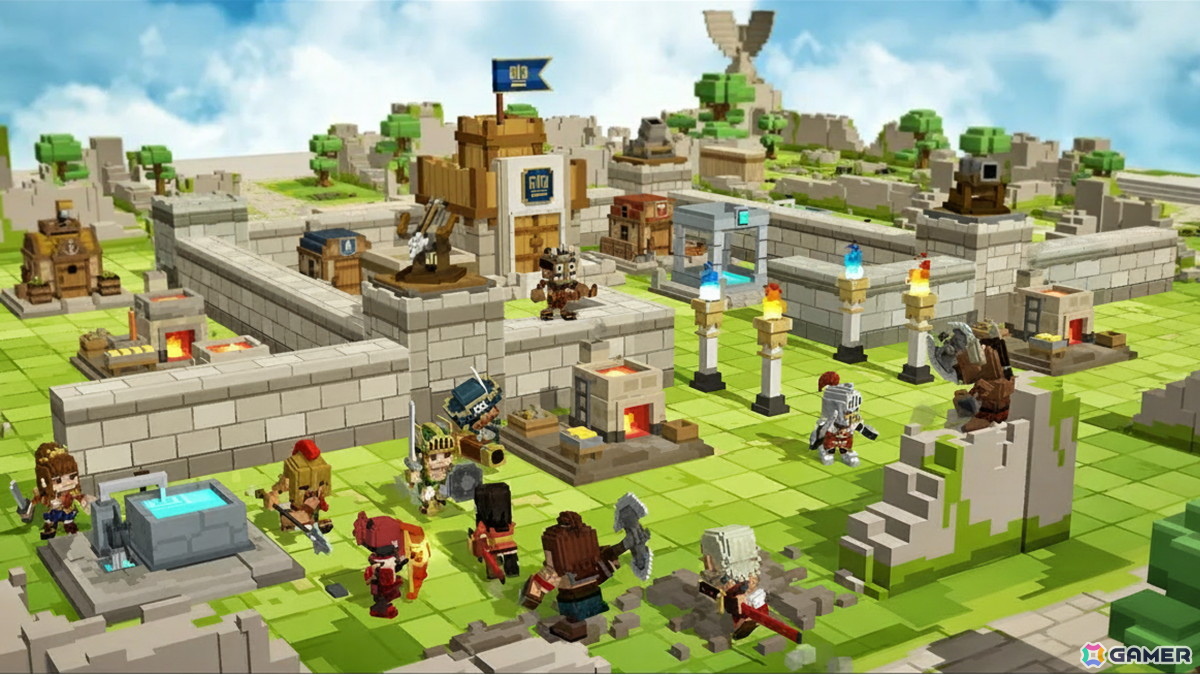 累計1,000万DL突破の「Craft Warriors」続編「Craft Warriors Frontier」がスマホ向けに配信！リアルタイム協力型の戦略ゲームにの画像3
