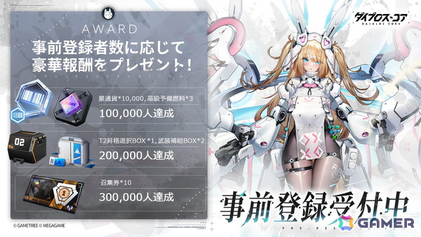 機装美少女を指揮する禁域征戦RPG「ダイブロス・コア」の事前登録がスタート！配信時期は2026年初頭を予定の画像2