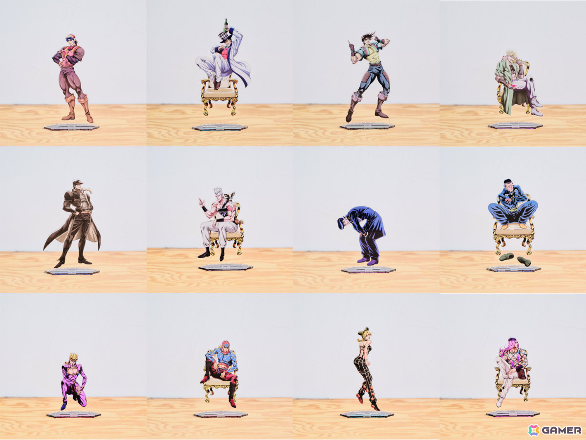 「THE★JOJO WORLD」承太郎、ジョルノら12名の新規描きおろしグッズが2026年1月23日より販売開始！の画像