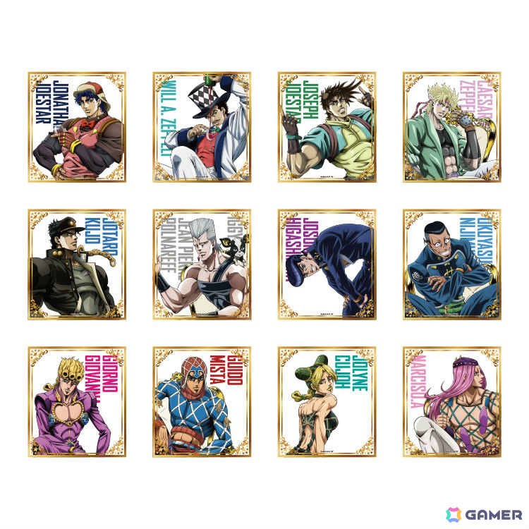 THE☆JOJO WORLD」承太郎、ジョルノら12名の新規描きおろしグッズが
