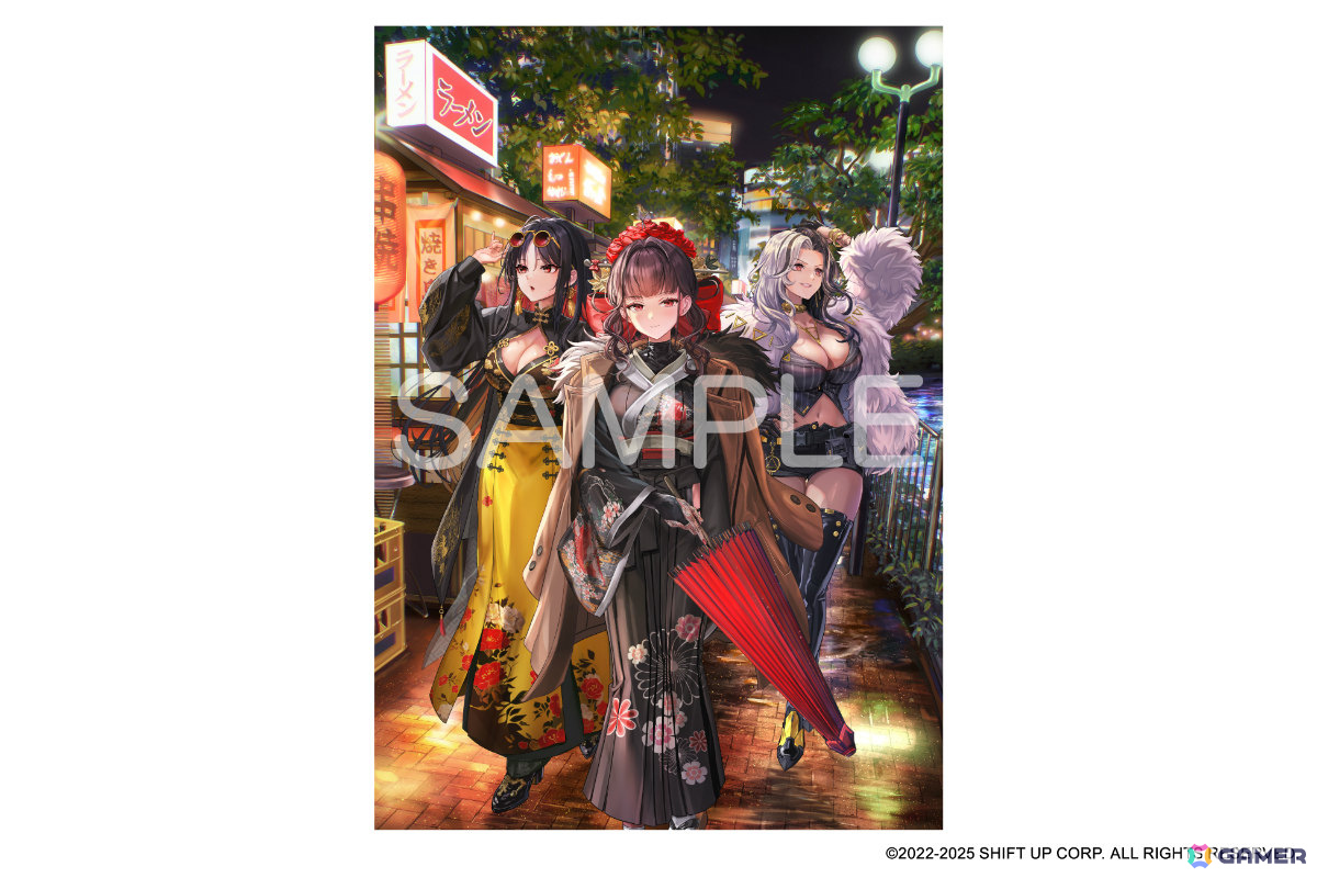 勝利の女神ニケ　エリア防衛戦福岡タペストリー　ジオラマ　クリアファイル➕購入特典 NIKKE エリア防衛戦 福岡 ジオラマ クリアファイル B2タペストリー 3