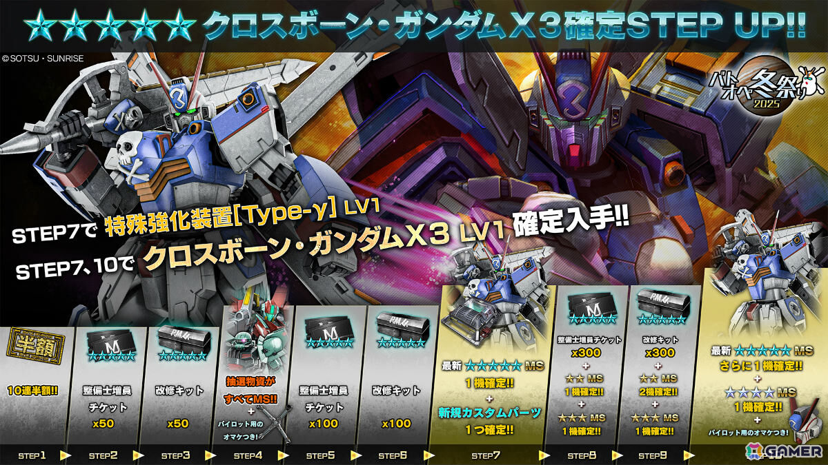 PS5/PS4「バトオペ2」に「機動戦士クロスボーン・ガンダム」より「クロスボーン・ガンダムX3」が参戦！の画像