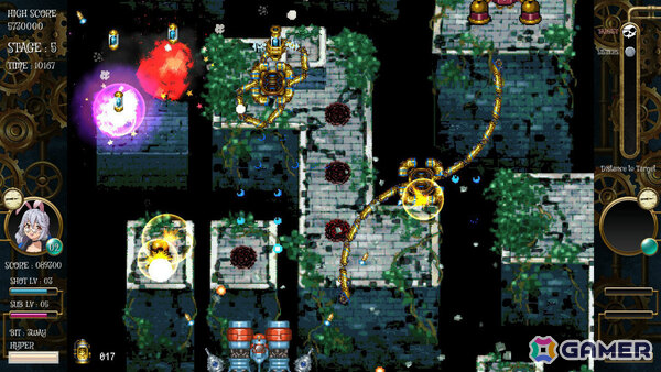 賞金稼ぎの三姉妹と悪党たちが繰り広げる縦スクロールSTG「バウンティシスターズ」Switch版が発売!の画像