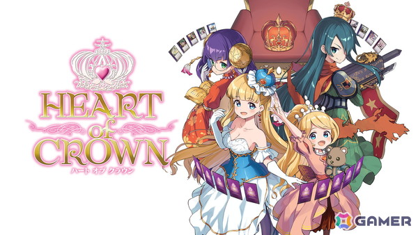 「HEART of CROWN - ハートオブクラウン -」Steam/Nintendo Switch版が発売！意中の姫を皇帝へ即位させるデッキ成⾧型カードゲームの画像1