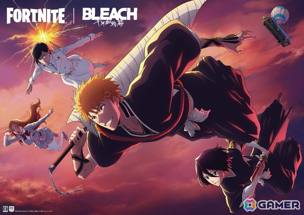 「フォートナイト」一護、ルキアなどのコスチュームが登場するアニメ「BLEACH 千年血戦篇」コラボが12月21日より開催！の画像1