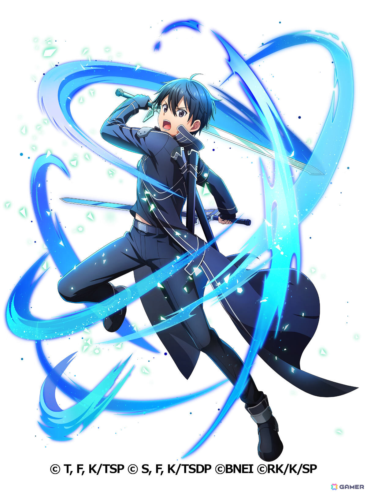 「まおりゅう」で「ソードアート・オンライン」コラボが開催！キリト、ALOアスナ衣装のリムルがPart1スカウトに登場の画像