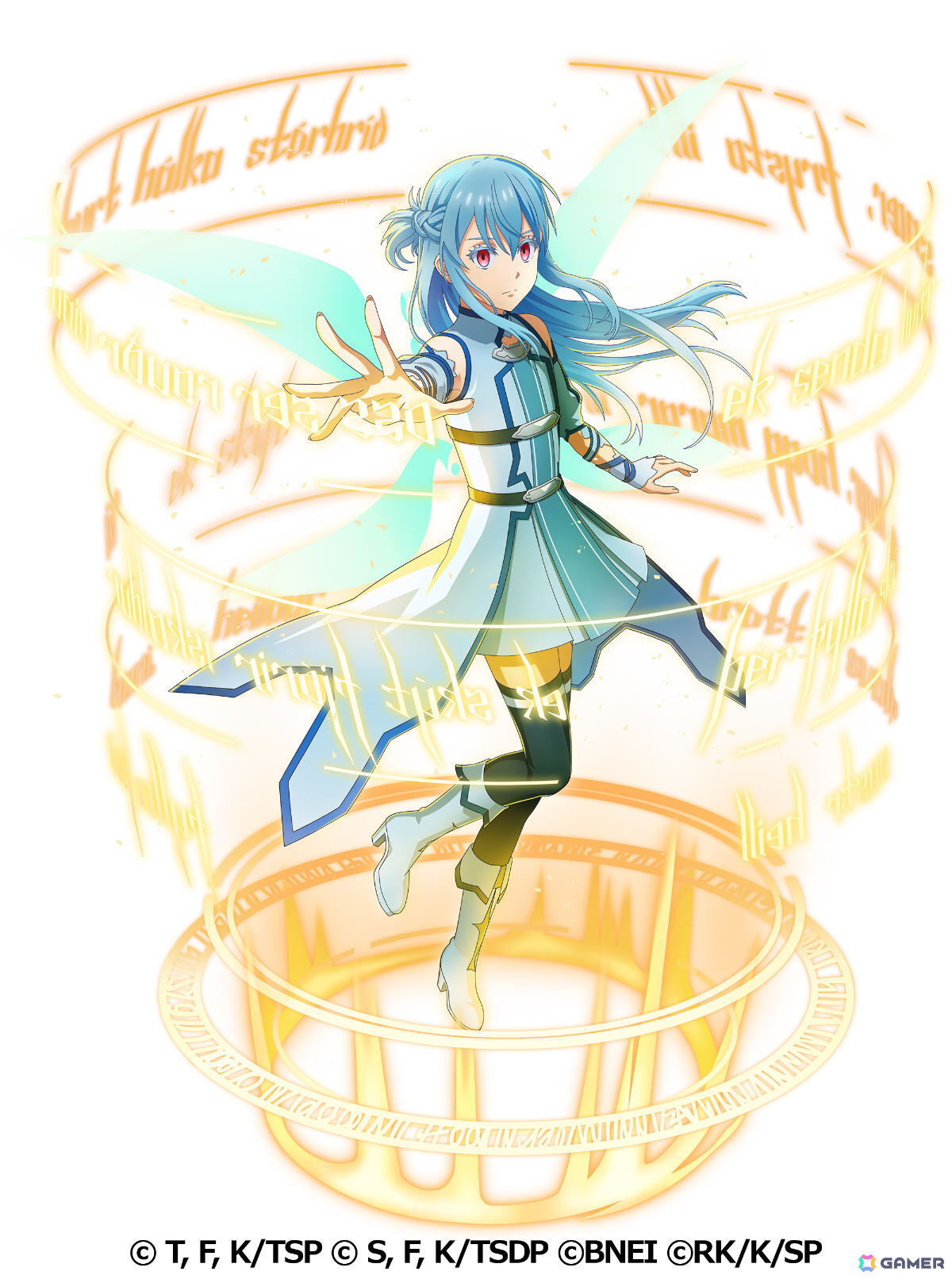 「まおりゅう」で「ソードアート・オンライン」コラボが開催！キリト、ALOアスナ衣装のリムルがPart1スカウトに登場の画像