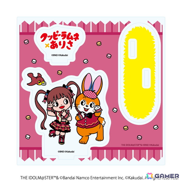 「アイドルマスター ミリオンライブ!」×「クッピーラムネ」コラボグッズが登場!亜利沙、百合子、紬は描き下ろしの等身イラストもの画像