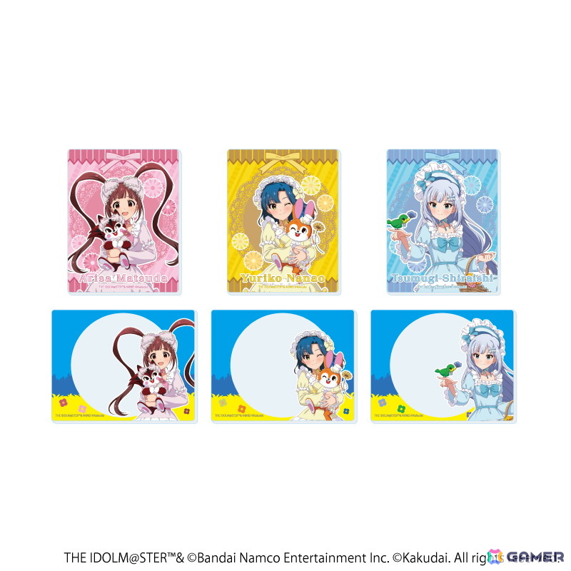 「アイドルマスター ミリオンライブ!」×「クッピーラムネ」コラボグッズが登場!亜利沙、百合子、紬は描き下ろしの等身イラストもの画像
