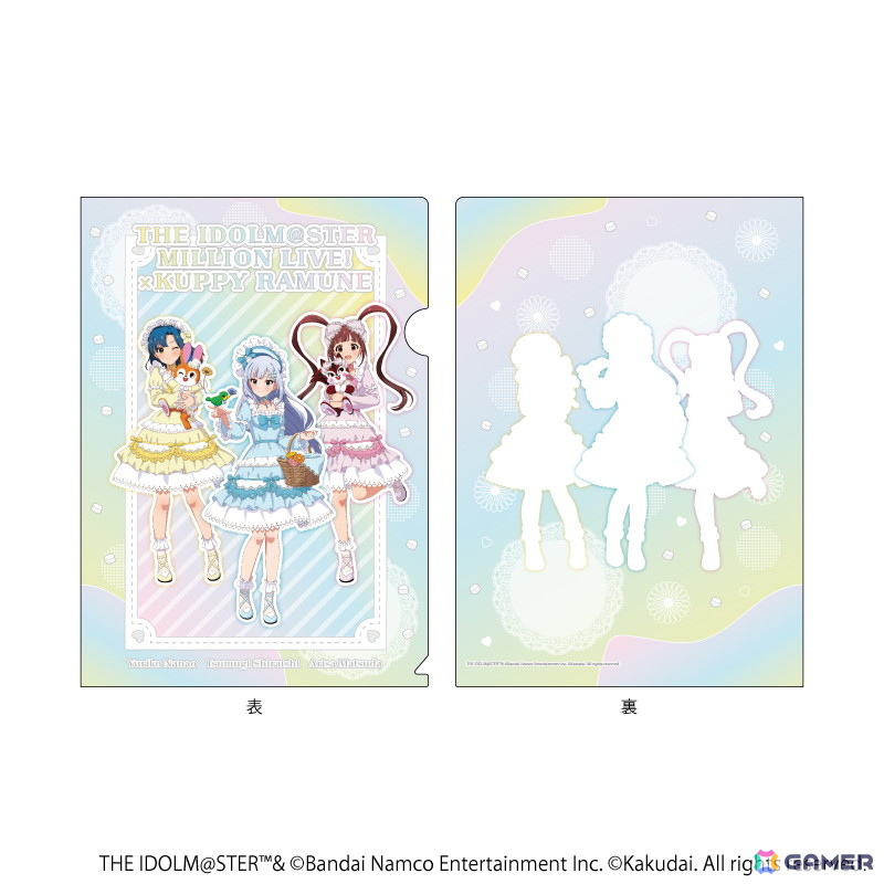 「アイドルマスター ミリオンライブ!」×「クッピーラムネ」コラボグッズが登場!亜利沙、百合子、紬は描き下ろしの等身イラストもの画像