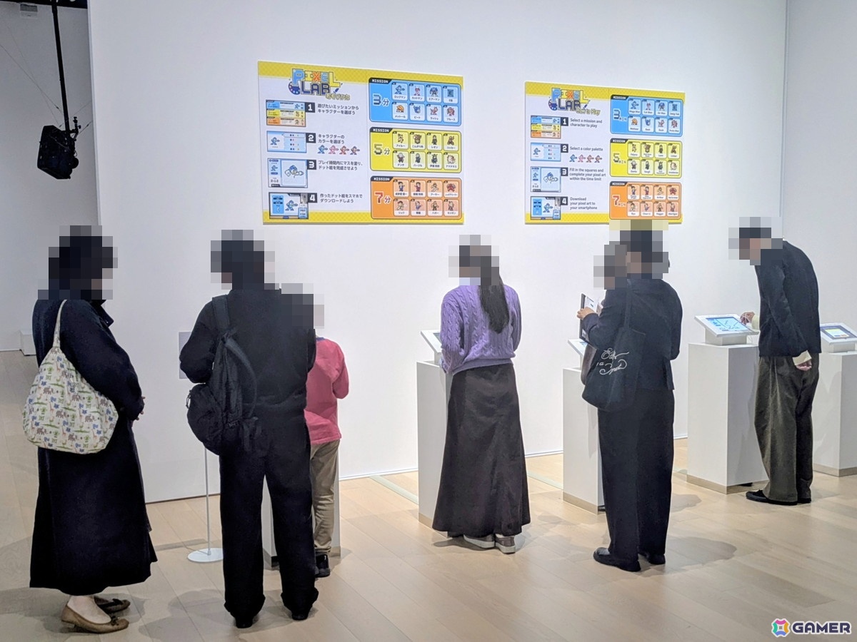 展示コーナー「カプコンピクセルラボ」