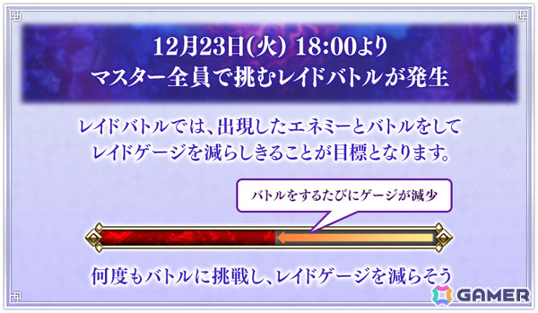 「FGO」メインストーリー「第2部 終章」が開幕！参加中の全マスターと協力して強大なエネミーに挑むレイドバトルも12月23日18時より発生の画像5