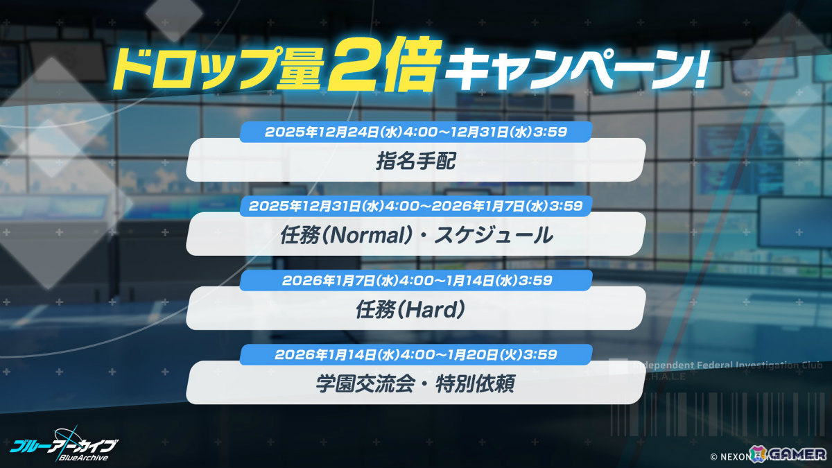 「ブルアカ」忍術研究部のイベント「不忍ノ道~ファッションショー警護任務!の巻~」が開催!他プレイヤーのカフェの家具配置をコピーできる機能も実装の画像