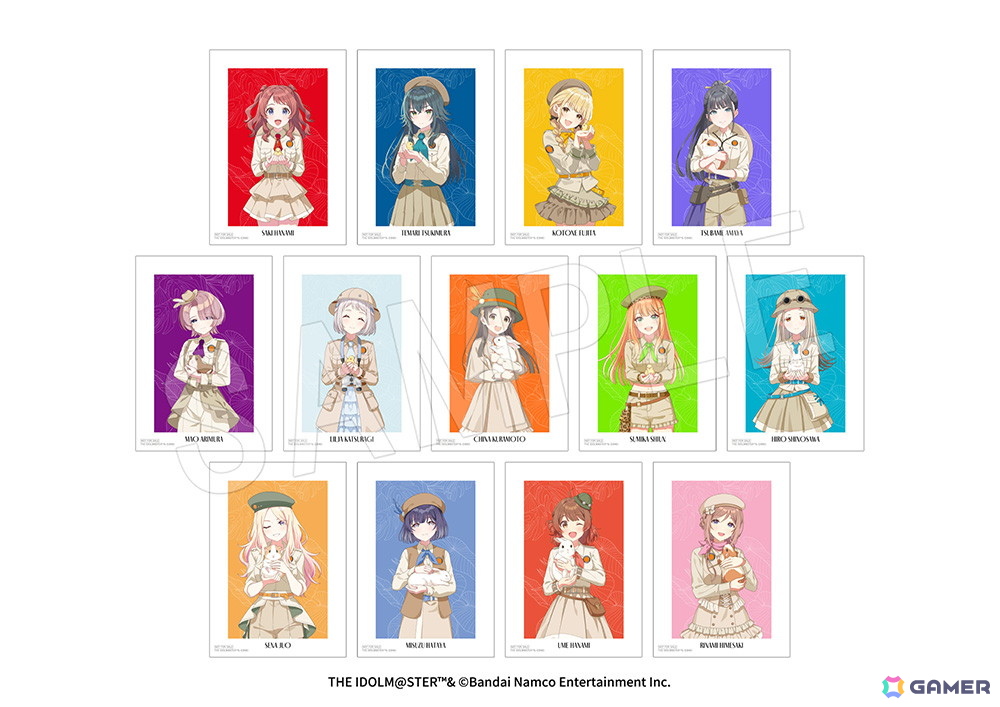 「学マス」東武動物公園とのコラボイベントが2026年1月24日より開催！サファリルック風衣装の描き下ろしイラストを使用したグッズ販売もの画像