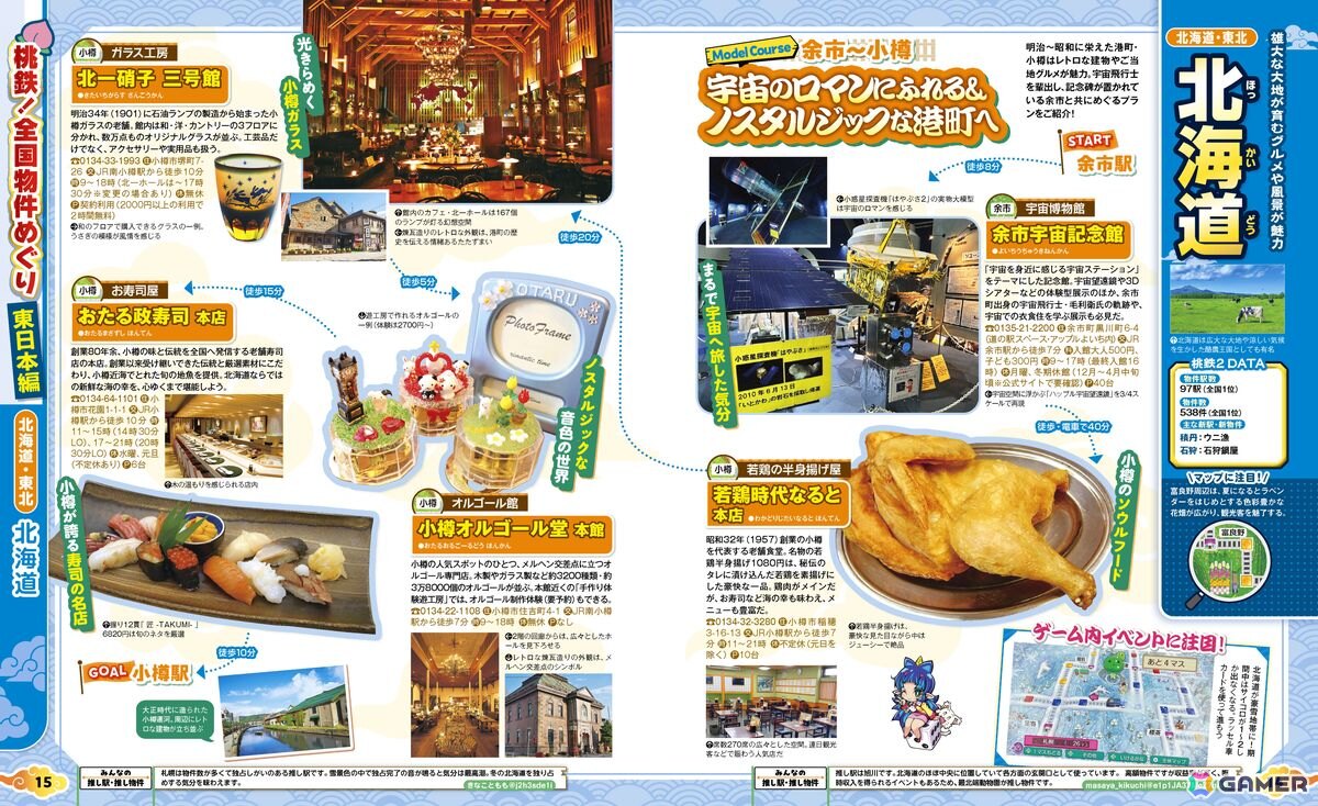 「桃太郎電鉄2 ～あなたの町も きっとある～」コラボの旅行ガイドブック「るるぶ桃太郎電鉄2」が発売！の画像2