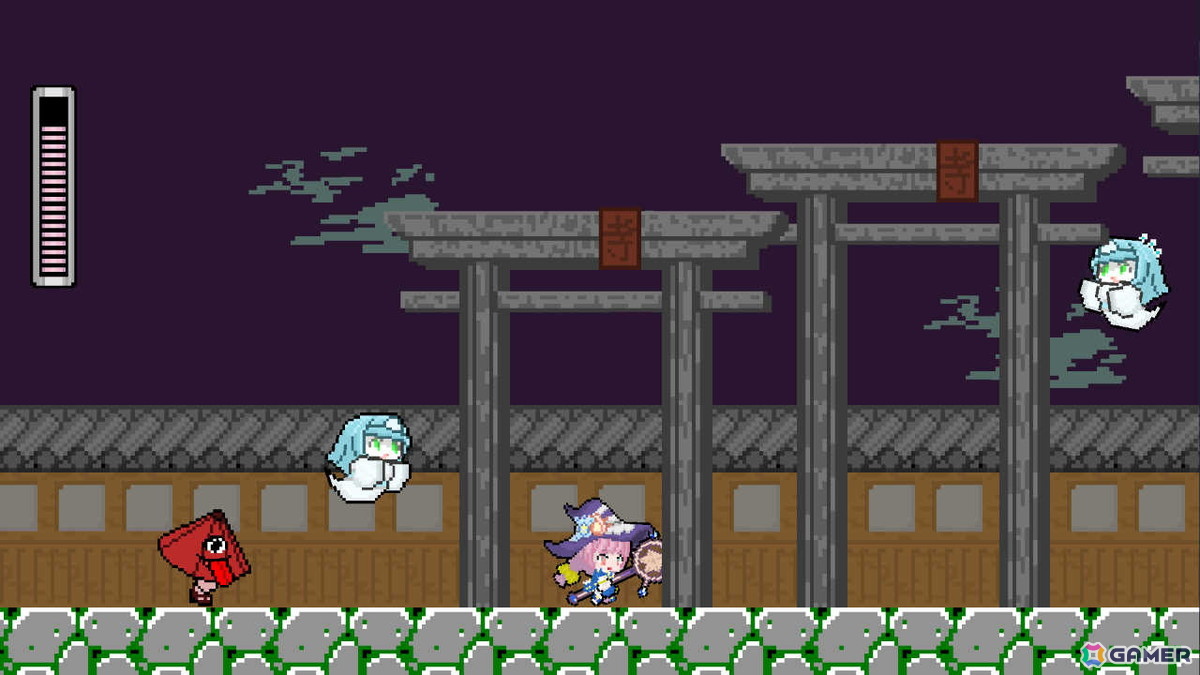 キャラクターに合わせた様々なステージを進んでいくことになります