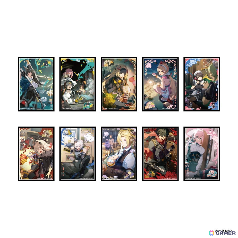 第1弾：12/31（水）～1/16（金）ゼンレスゾーンゼロ オリジナルステッカー（全10種）