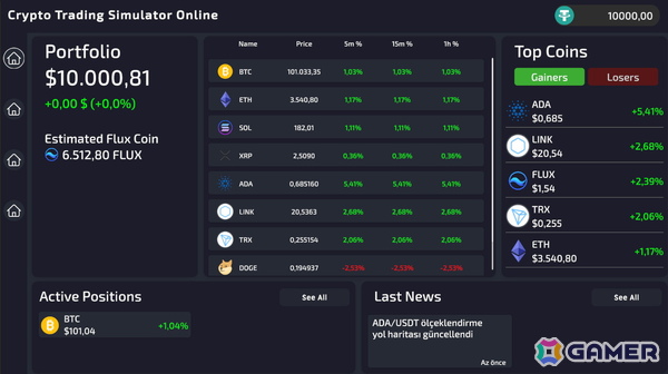 暗号通貨トレーディングシミュレーションゲーム「Crypto Trading Simulator」がSteamでリリース予定の画像1