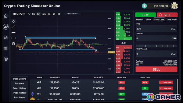 暗号通貨トレーディングシミュレーションゲーム「Crypto Trading Simulator」がSteamでリリース予定の画像