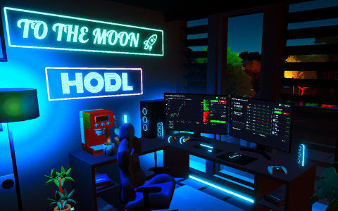 暗号通貨トレーディングシミュレーションゲーム「Crypto Trading Simulator」がSteamでリリース予定