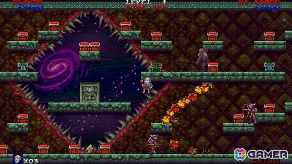 シンプルにして究極の操作精度が試されるレトロプラットフォームアクション「エターナムEX」のPS5/PS4版が発売の画像3