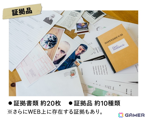 30を超えるリアルな証拠品から真犯人を突き止める本格推理ゲーム「アドラースタン放火事件」の先行販売がMakuakeにて実施中！の画像7