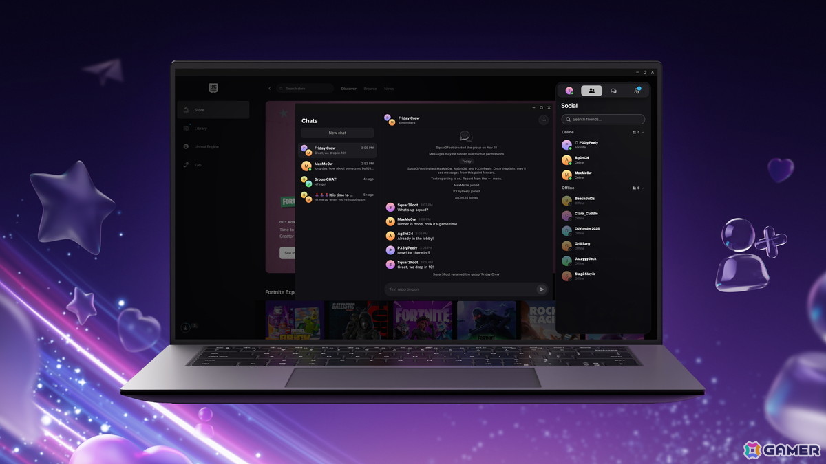フォートナイト」やEpic Games StoreをはじめとしたEpicエコシステム全体でのテキストチャットが提供へ | Gamer