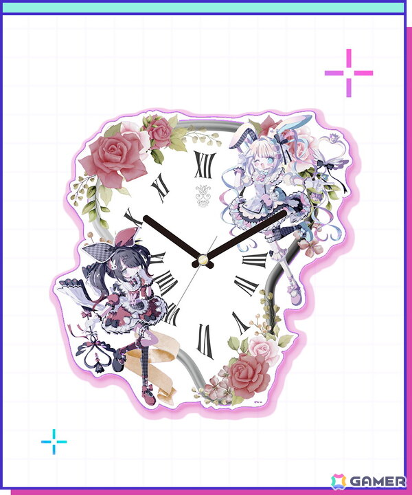 ニディガメルヘンアクリル掛け時計
