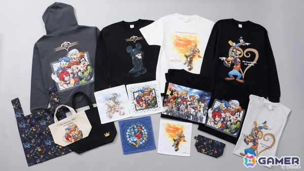 「キングダム ハーツ」に登場するアートや象徴的なアイテムをモチーフにしたアパレル＆雑貨がサテライト秋葉原などで販売！の画像2