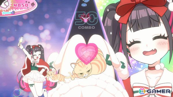 「ももっとクラッシュ」ダイア、セイカ、ヒカルのクリスマス衣装DLCが配信！新譜4曲やユーザー参加企画による“浄化されるタマシイ”ボイスも追加の画像4